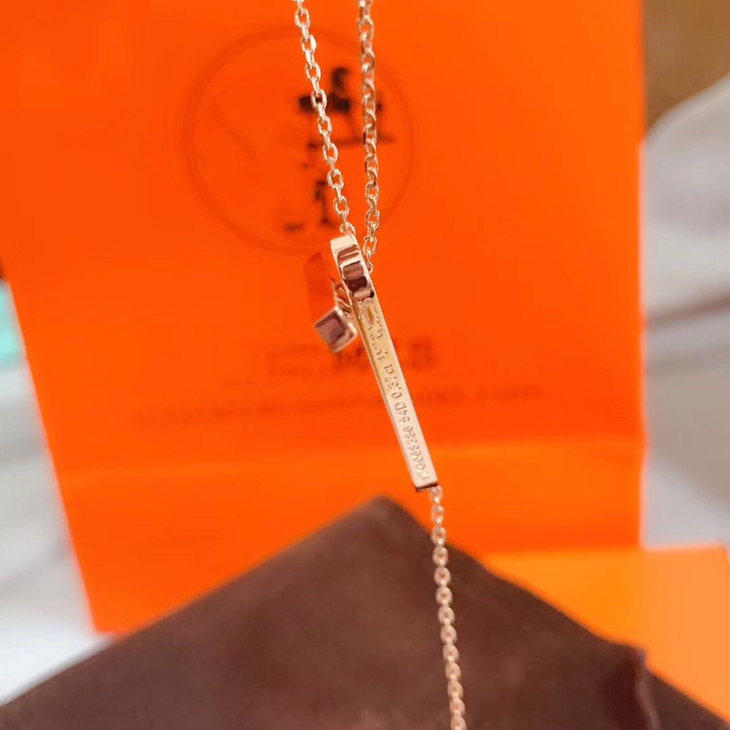 TimiHM NECKLACE PLATINUM ROSE GOLD DIAMOND
