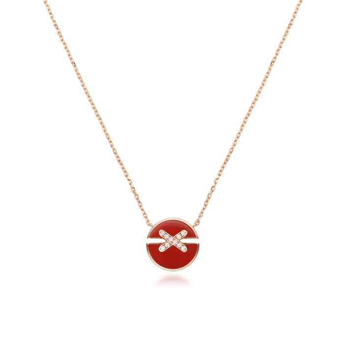 TimiJEUX DE ROSE GOLD DIAMOND NECKLACE