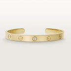 TimiLOVE BRACELET 6.1MM 1 DIAMOND OPEN CUFF