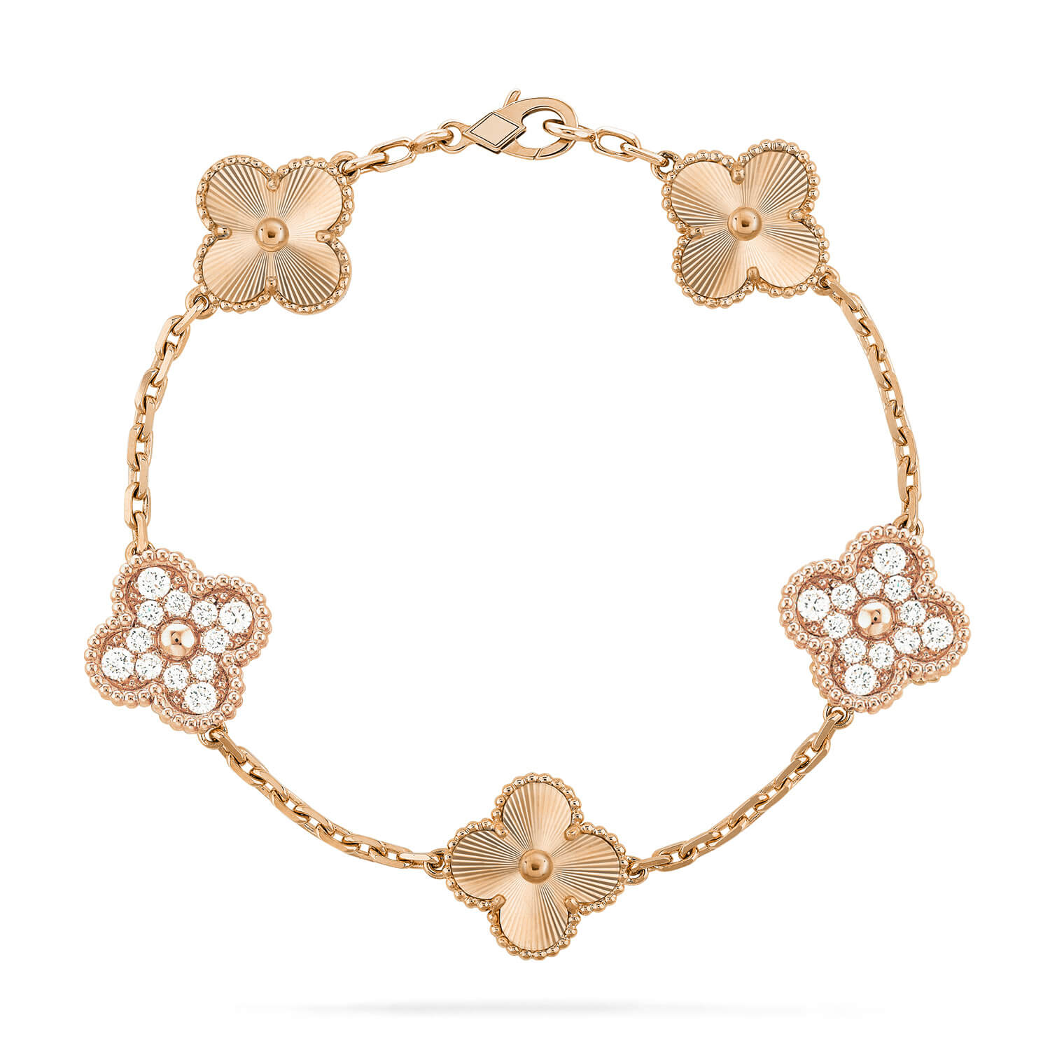 [Timi] CLOVER 5 MOTIF LASER BRACELET COLLECTION