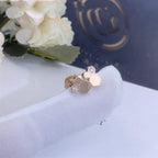 TimiBEE LOVE PINK GOLD DIAMOND EARRINGS
