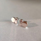 TimiBEE LOVE SILVER DIAMOND EARRINGS