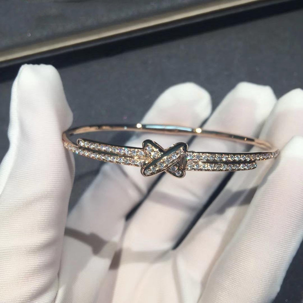 TimiJEUX DE BRACELET DIAMONDS PINK GOLD