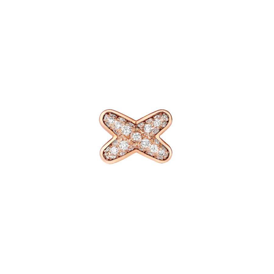 TimiJEUX DE PINK GOLD DIAMOND EARRINGS