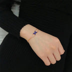 TimiHollow Design Four-Leaf Clover Flower Shape Ring