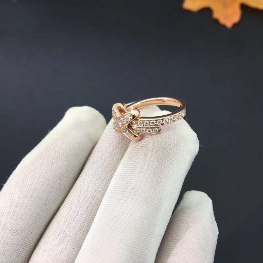 TimiJEUX DE RING PINK GOLD DIAMOND