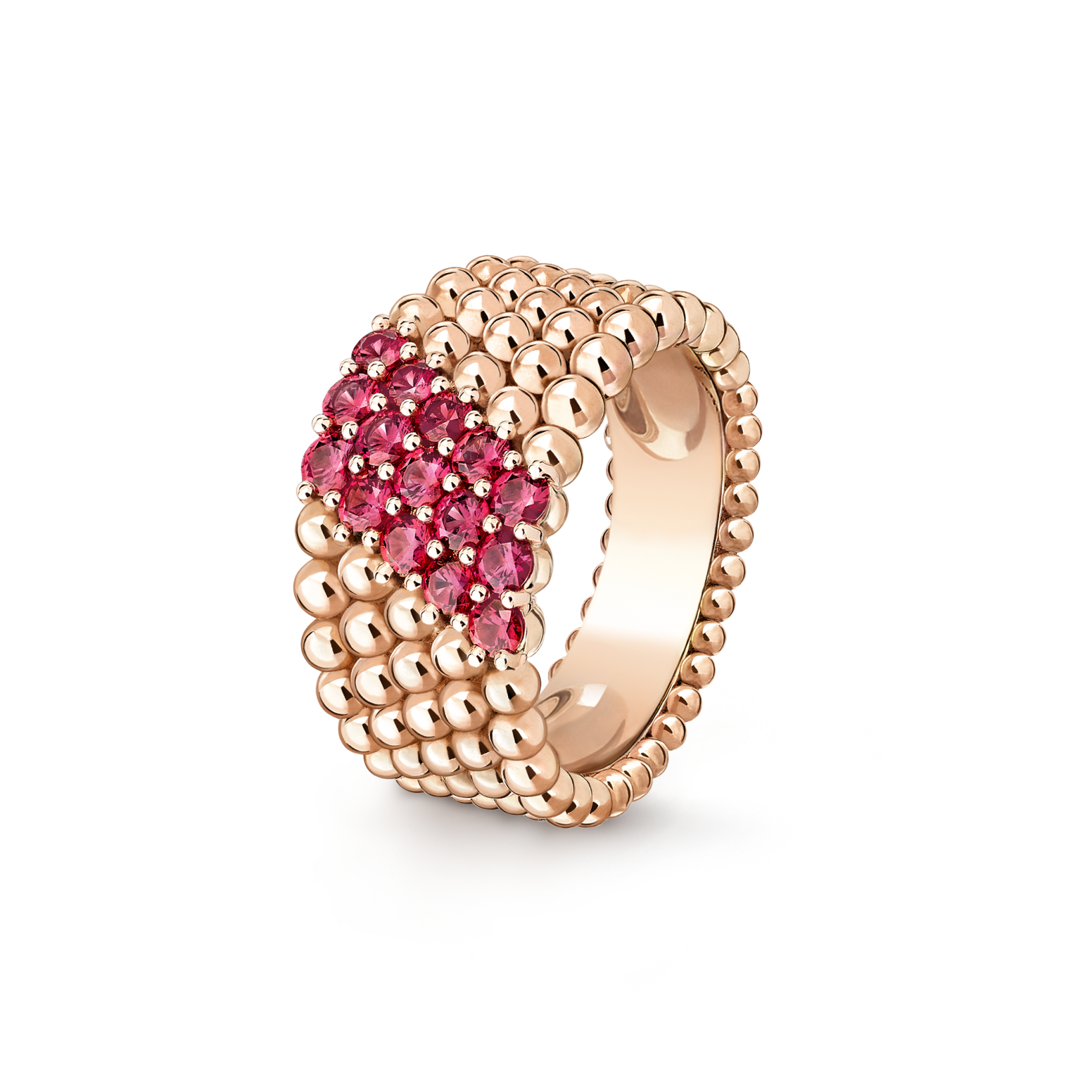 [Timi]  PERLEE DIAMOND RING ,5-ROW DIAMOND-SET DESIGN