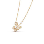 TimiBUTTERFLY DIAMOND NECKLACE