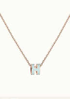 TimiPOP H LIGHT BLUE NECKLACE
