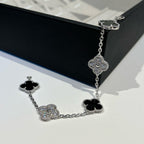 [Timi]New  CLOVER 5 MOTIF ONYXS BRACELET COLLECTION