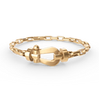 TimiFORCE LARGE HORSESHOE CLASP  METAL BRACELET