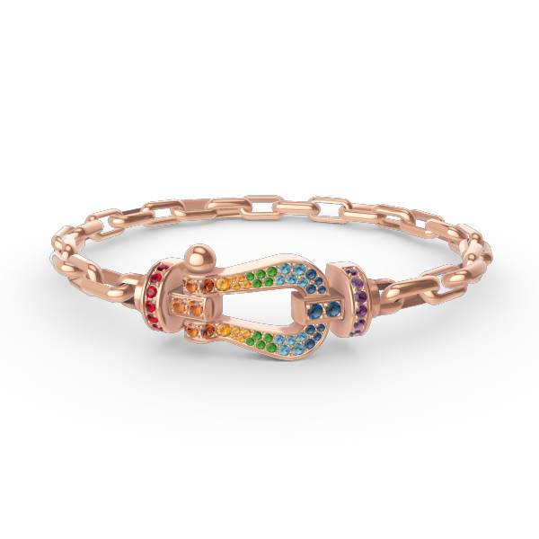 TimiFORCE LARGE HORSESHOE CLASP  METAL BRACELET