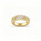 [Timi]  THREE-ROW DIAMOND RING