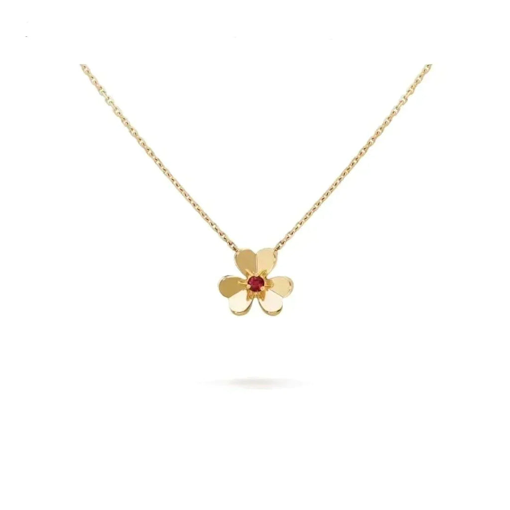 TimiFRIVOLE GOLD FLOWER NECKLACE