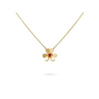 TimiFRIVOLE GOLD FLOWER NECKLACE