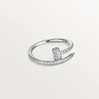 TimiJUSTE RING 1.8MM SILVER DIAMONDS